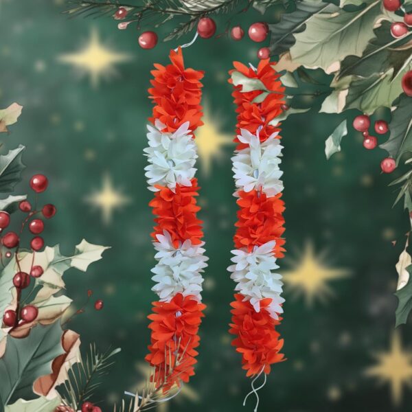 Arembi Artificial Flower Gajra – Pack of 2 (28cm Each)