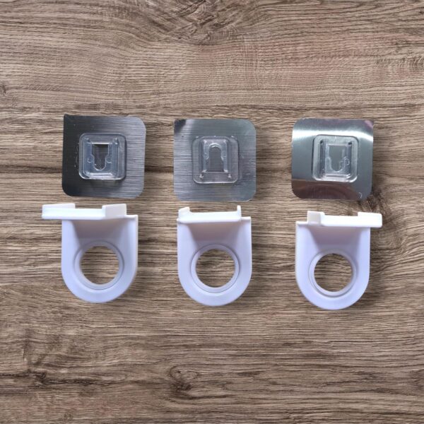 Arembi Wall Mounted Self Adhesive Hooks – Pack of 3